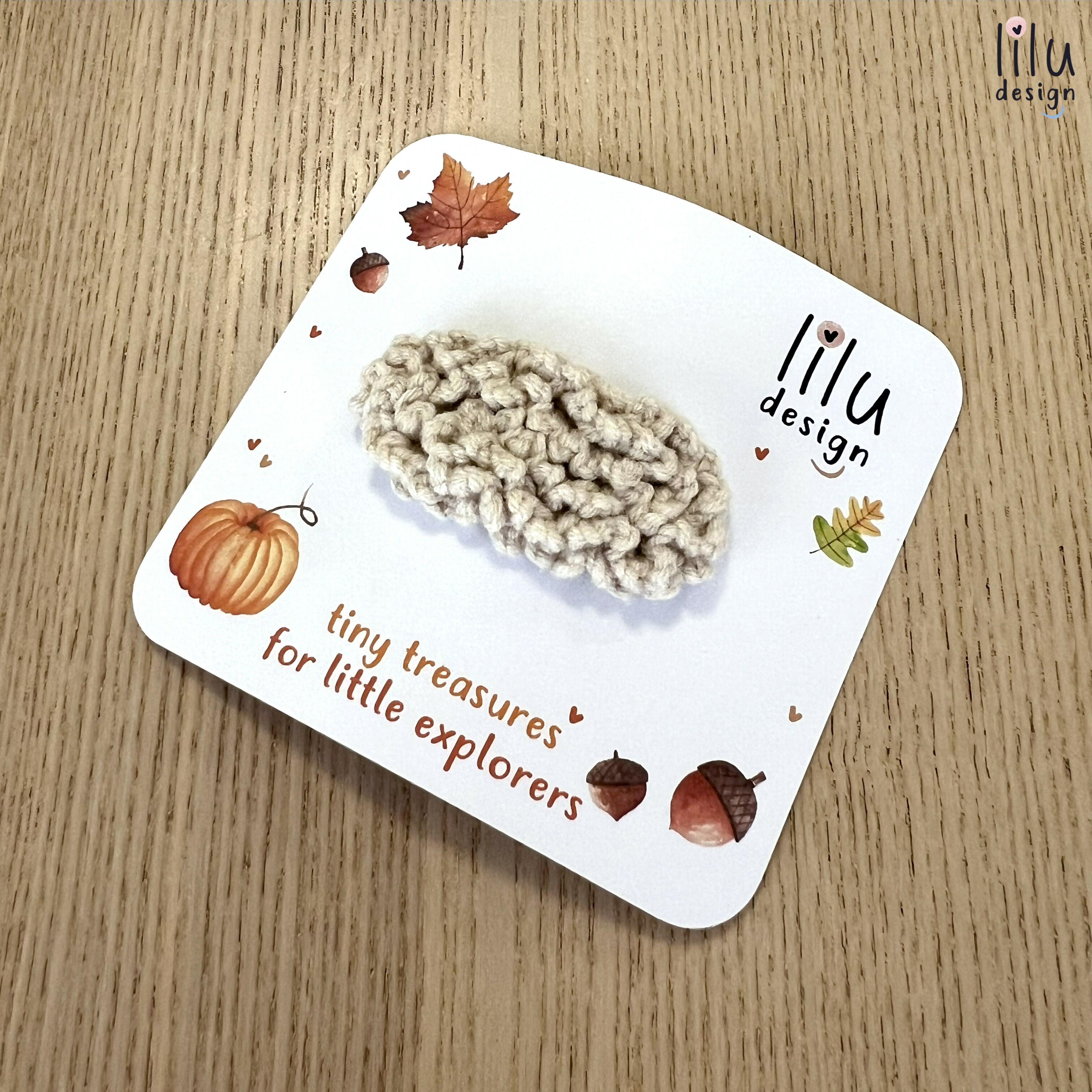 Crochet Hair Clip - Fluffy