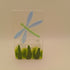 Fused Glass Dragonfly Tealight