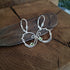 Handmade Silver Vine Earrings with Peridot