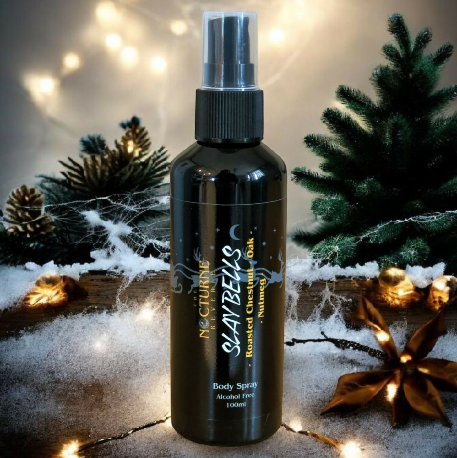 Roasted Chestnut, Brown Sugar, Oak & Nutmeg Body Spray/Mist, Alcohol Free