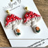 Autumn Polymer Clay Earrings, Dainty Handmade Dangles