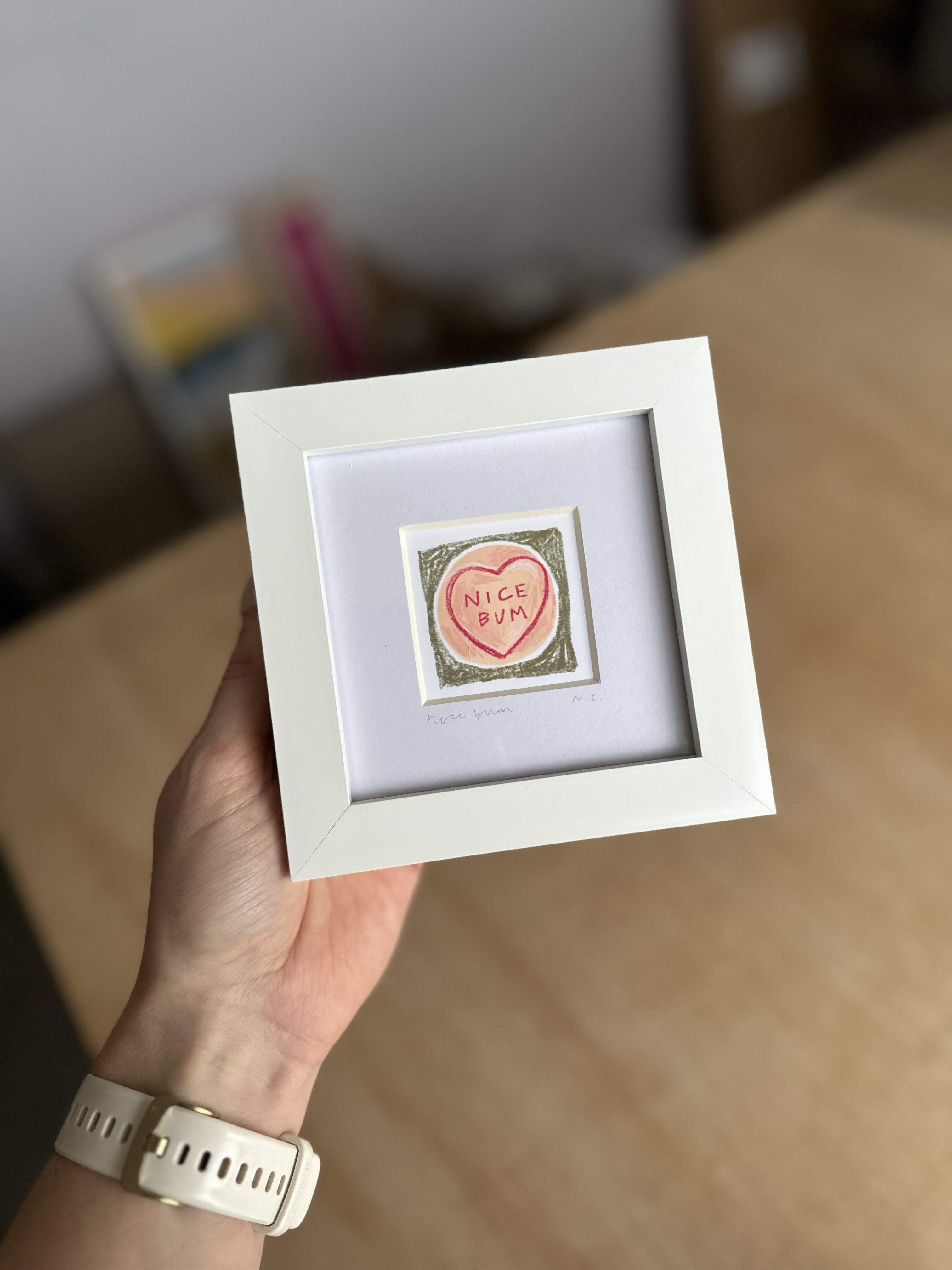 Nice Bum Mini Print