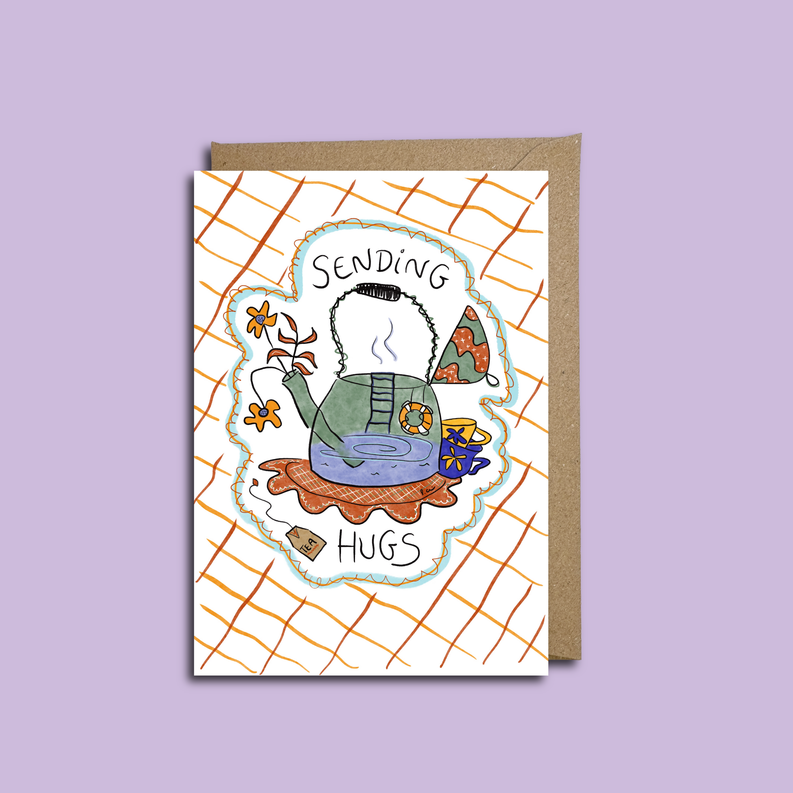 Sending Hugs / Love A6 Card