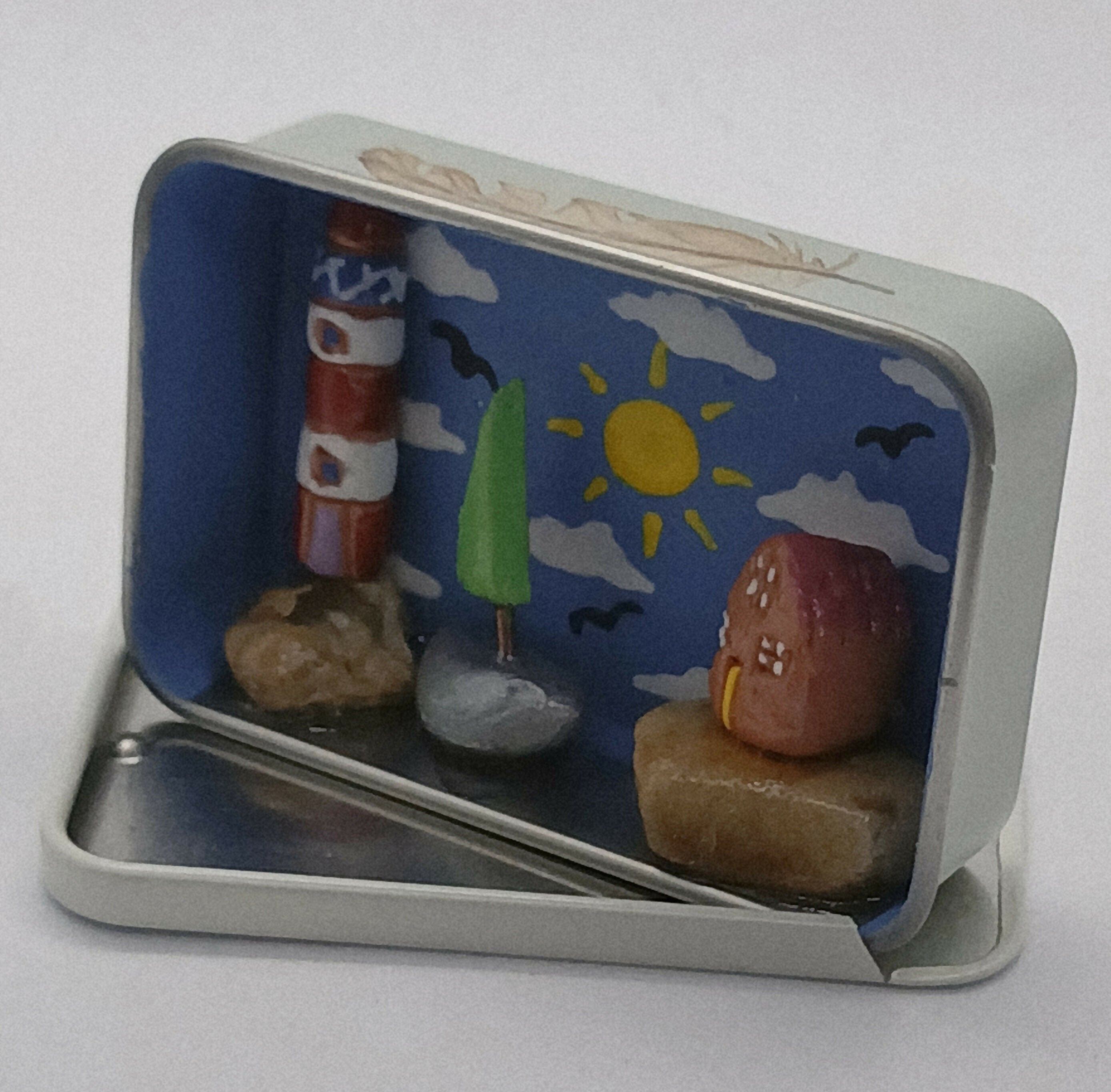 Mini Coastal Scene Tin