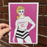 Protect The Dolls - Illustrated Barbie Pin-Up Print