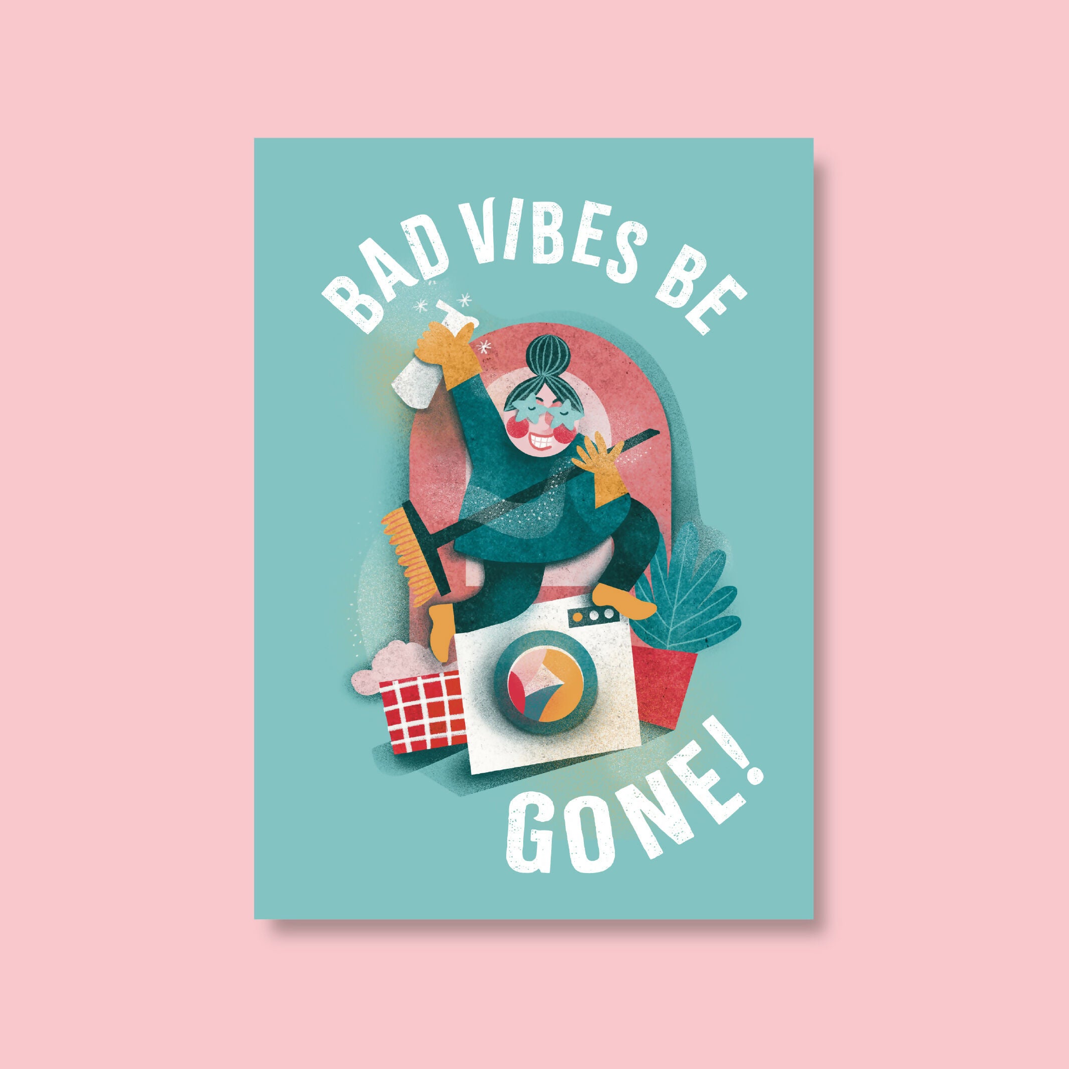 Funny Illustrated Daily Life Print - Vibes