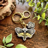 Death Moth Keyring | Maple Wood Accessory | Art & Soul