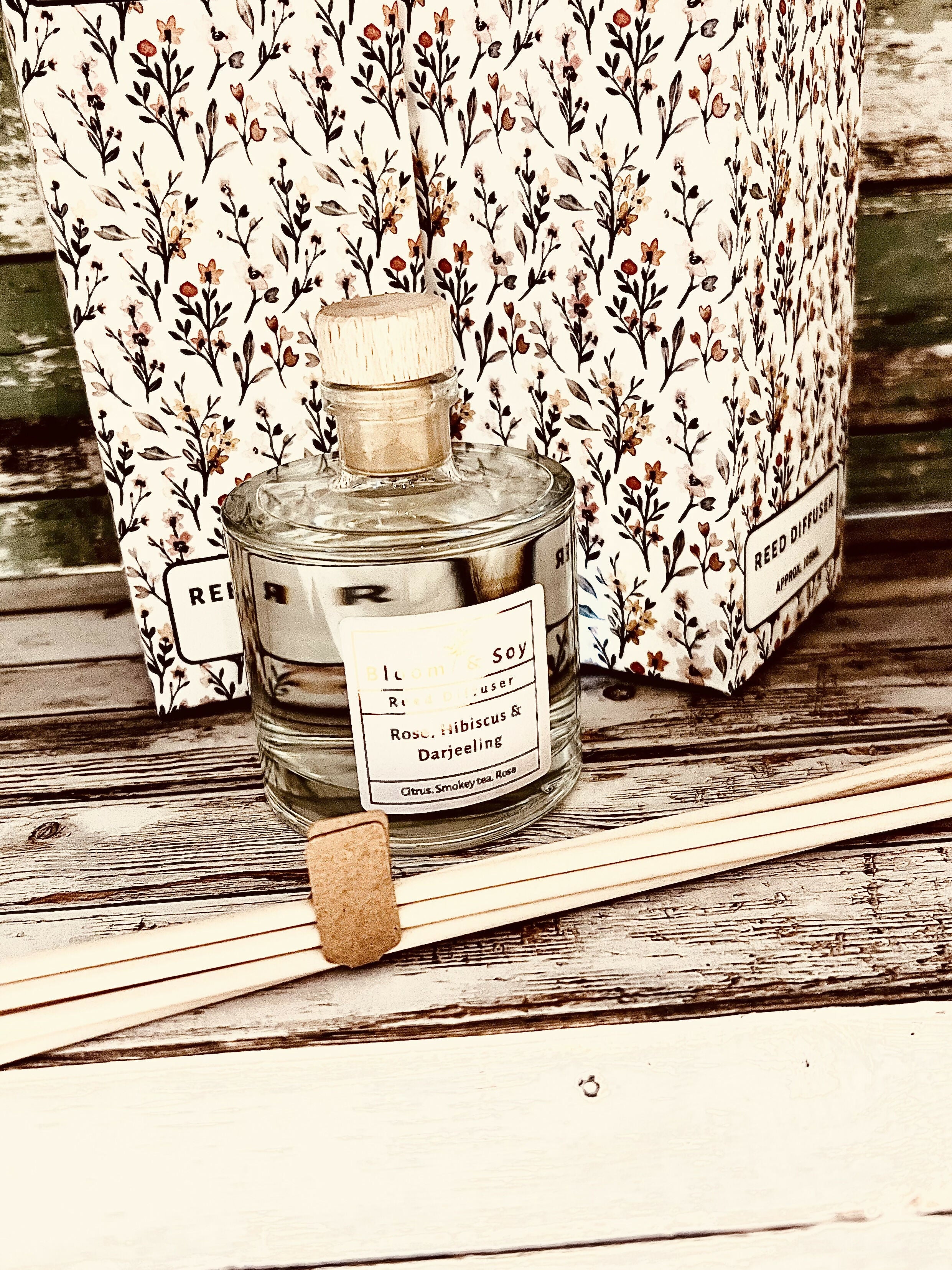 CLEAR GLASS REED DIFFUSER 100ML