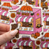 Pumpkin Spice Cafe Die Cut Sticker