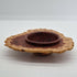 Hand Turned Natural Edged Winged Bowl made from Red Mallee Burr Wood