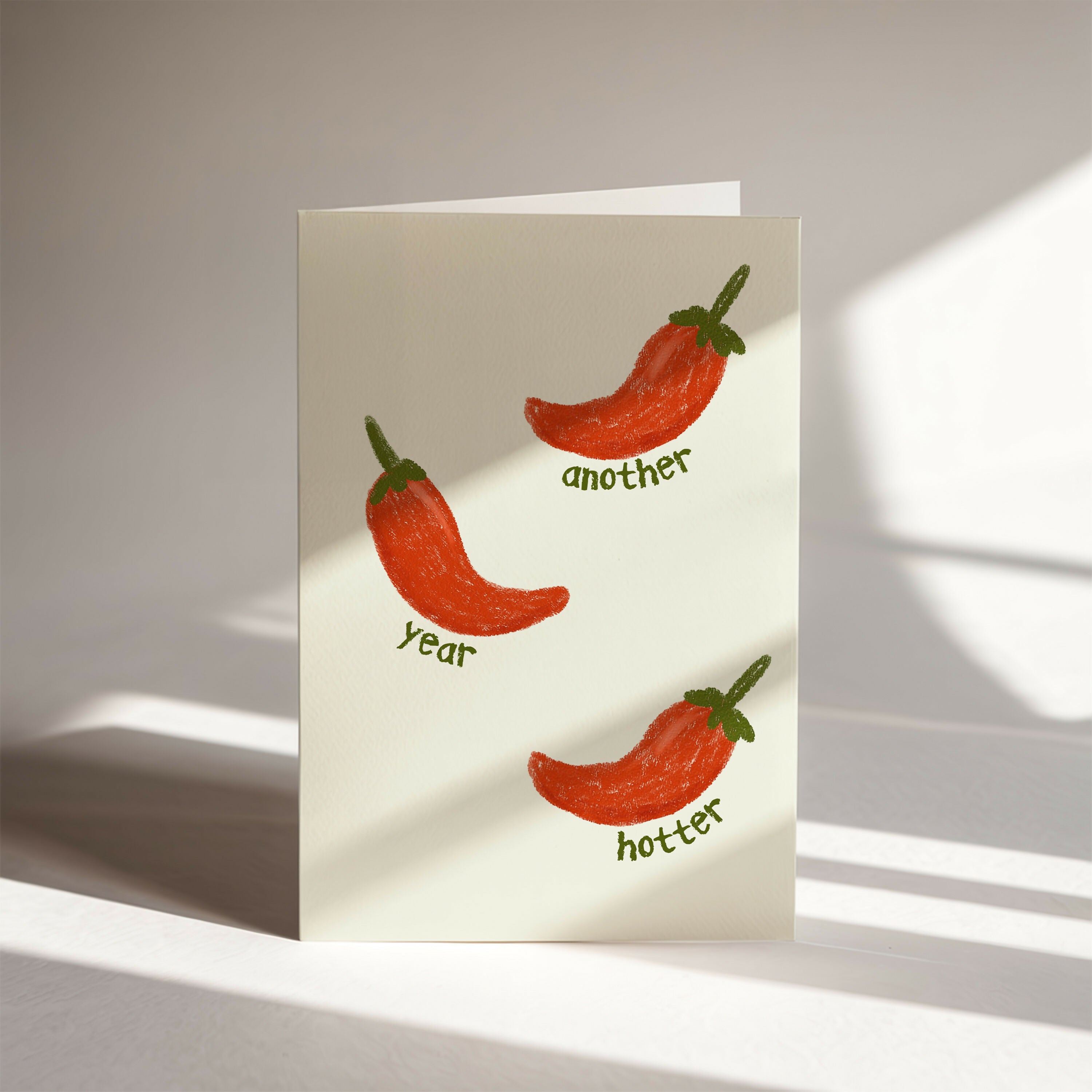 Another Year Hotter Birthday Card