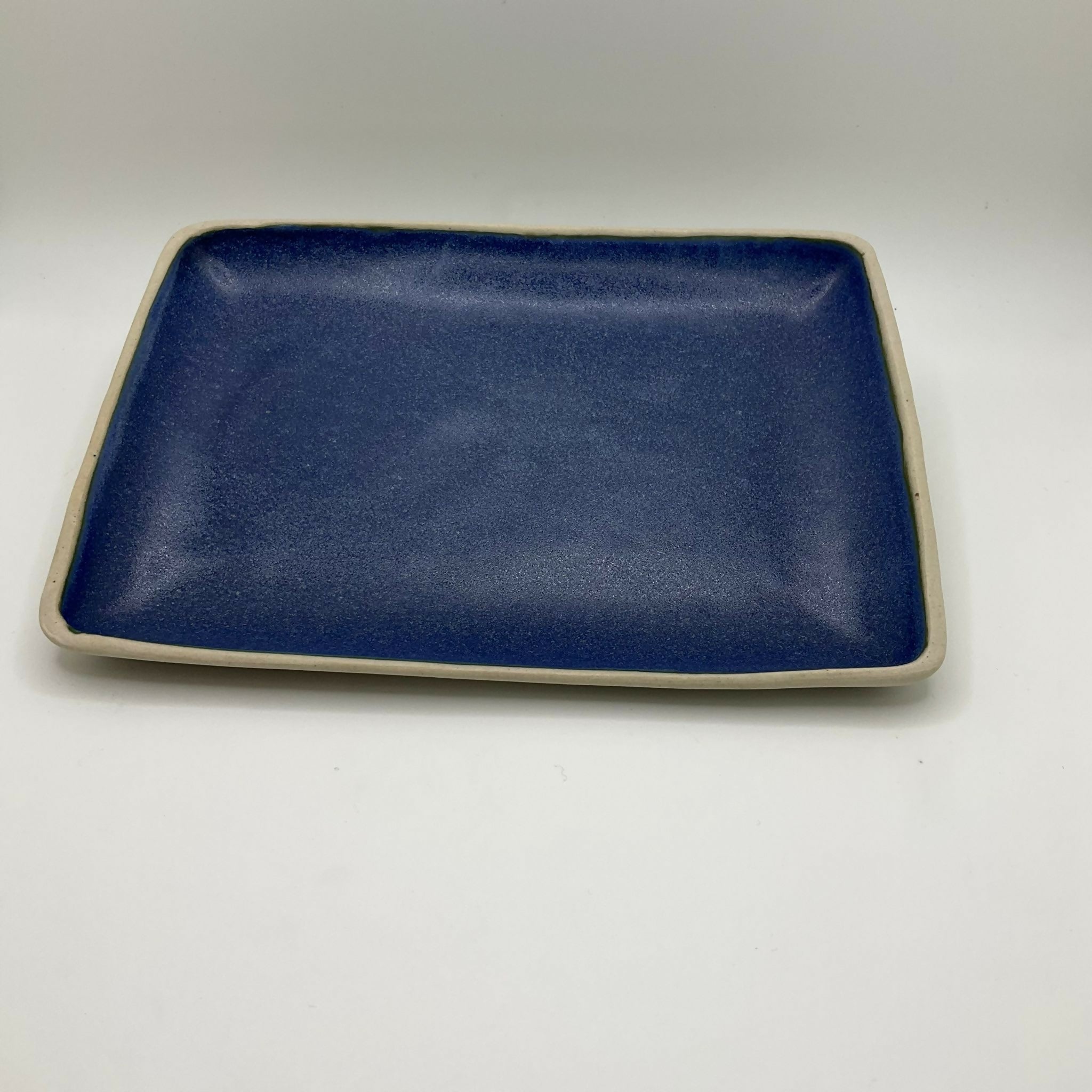 Blue Small Rectangle Plate