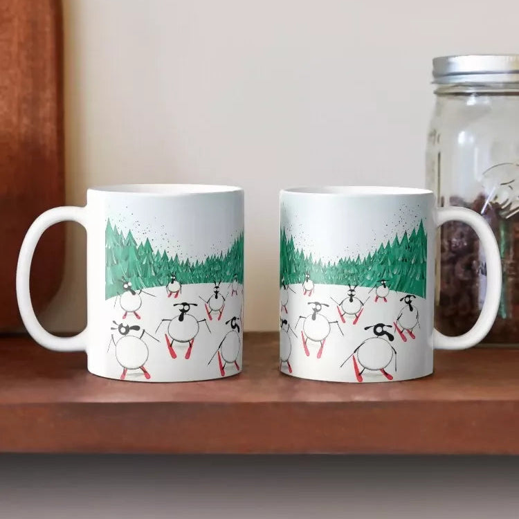Ski Ewe Later Ceramic Mug