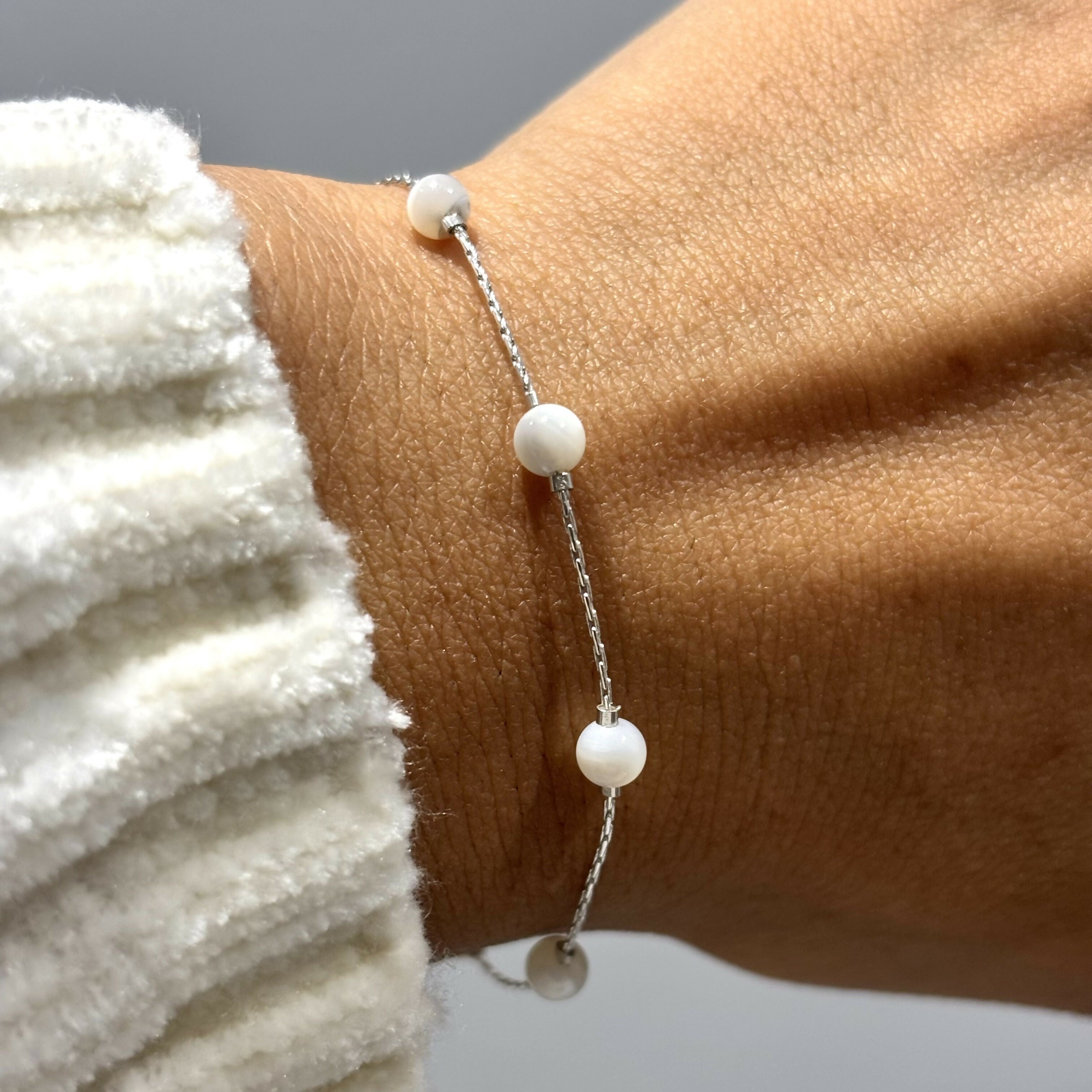 Sterling Silver Gemstones Bracelet