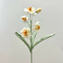 Crochet Daffodil Flower Stems – Handmade Textured Yarn Floral Stems