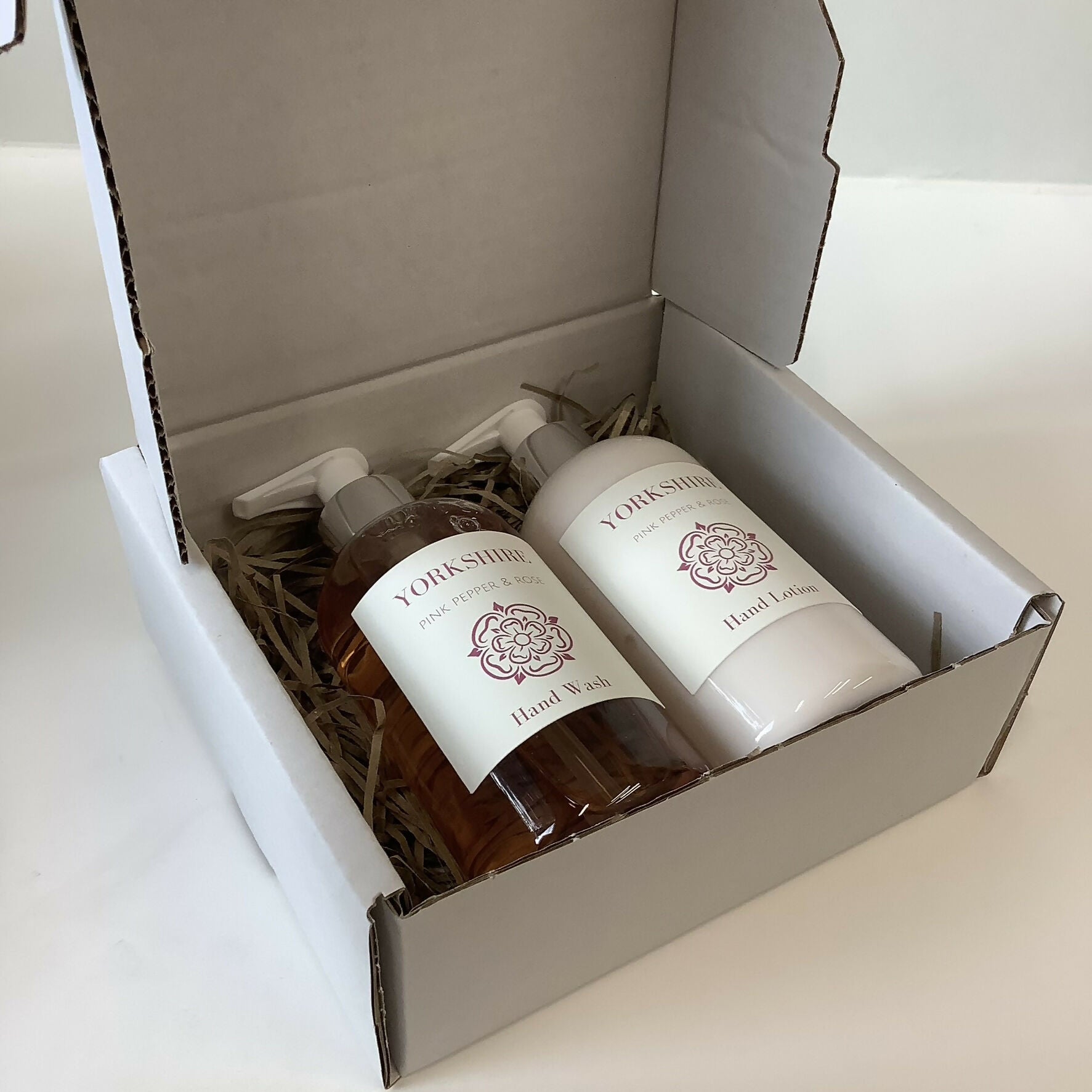 Yorkshire Pink Pepper & Rose Hand Wash & Lotion Set | Art & Soul