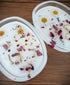 Soap Dish With Petals And Flowers