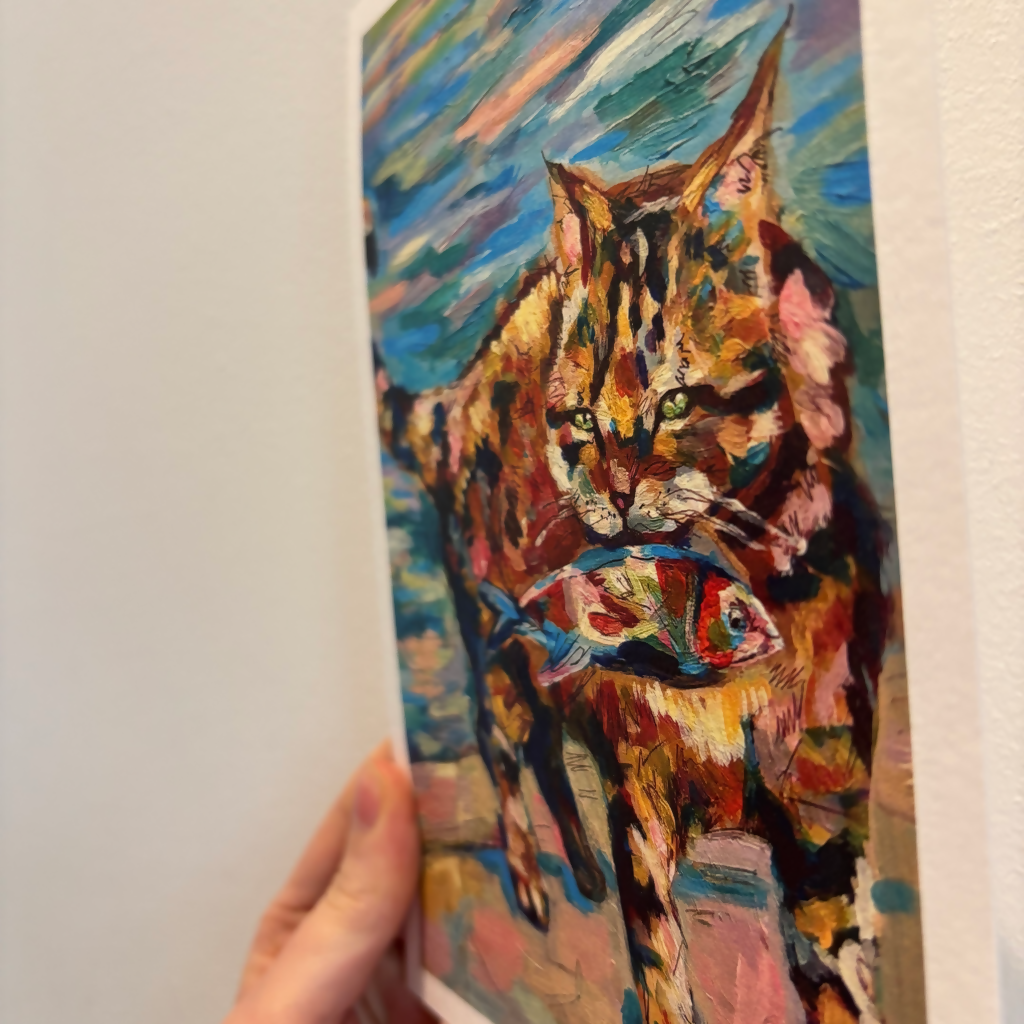 A5 Cat Print