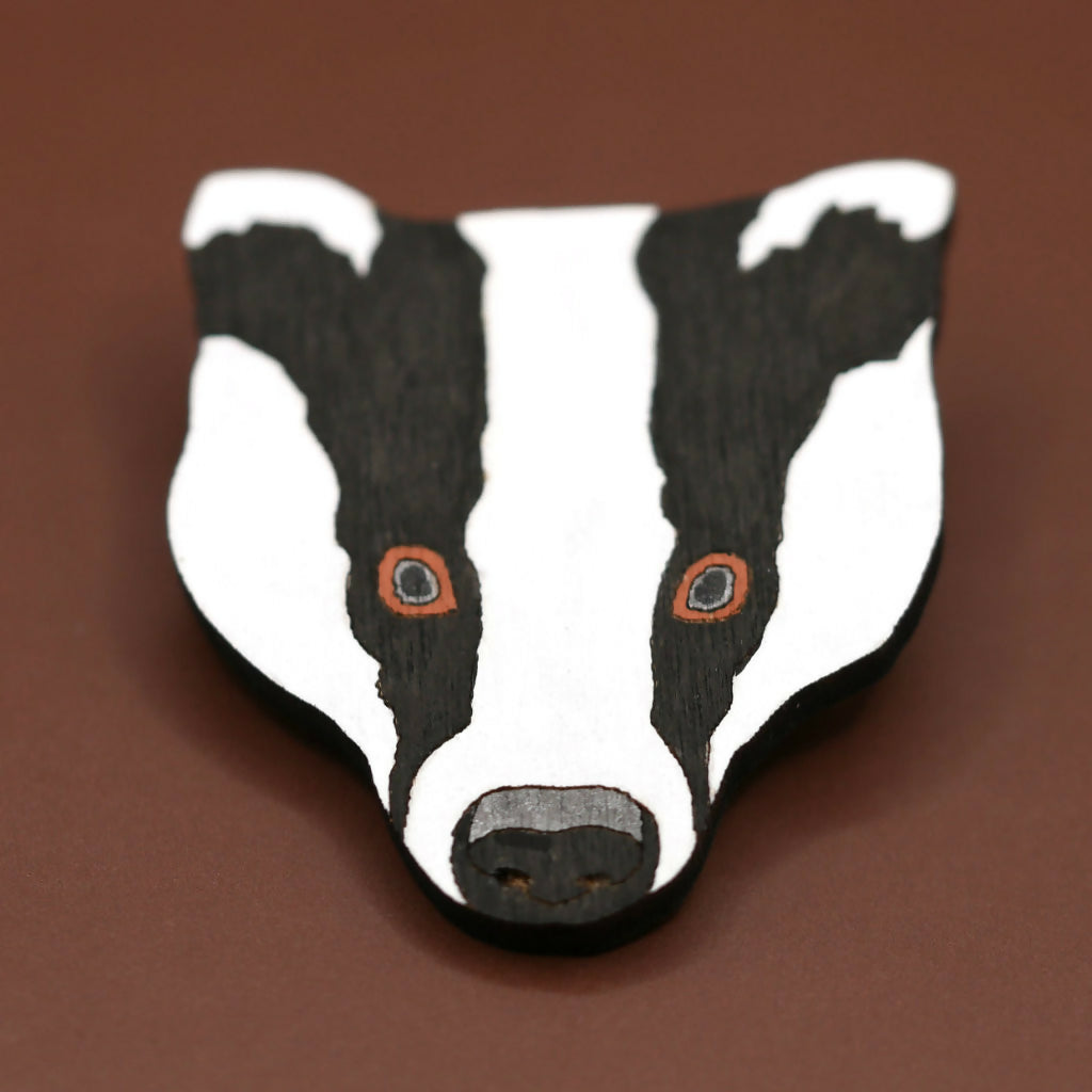 Badger Brooch