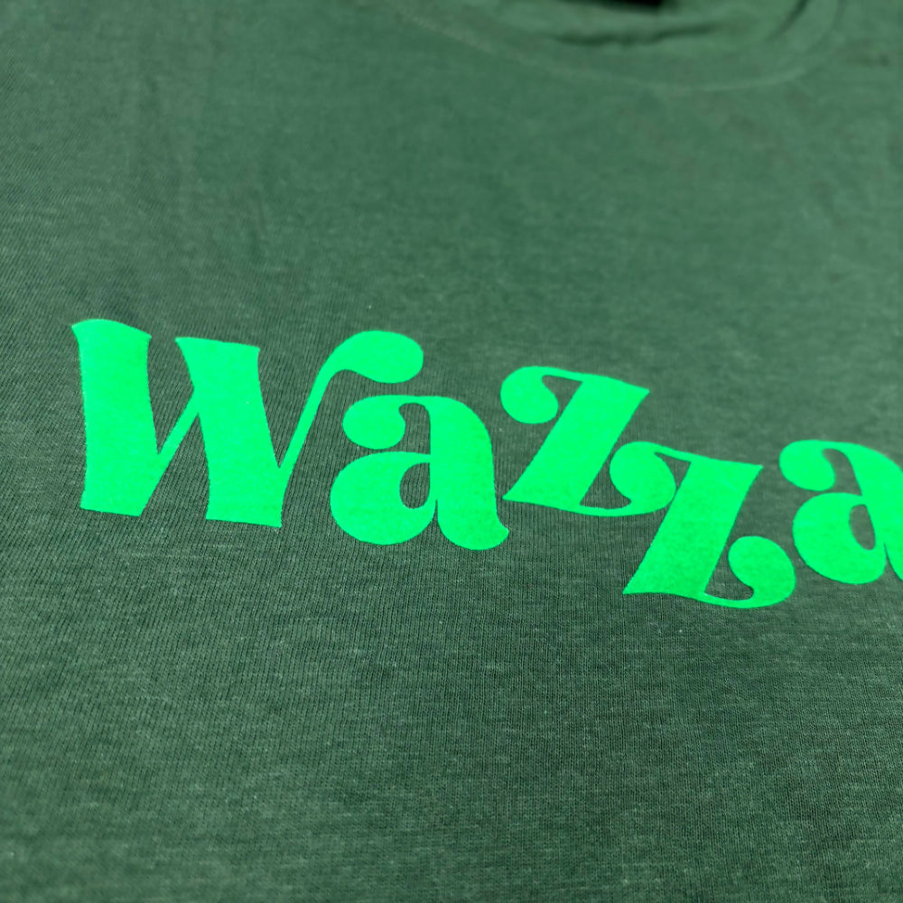 Wazzack Forest Green Organic Cotton Unisex T-Shirt