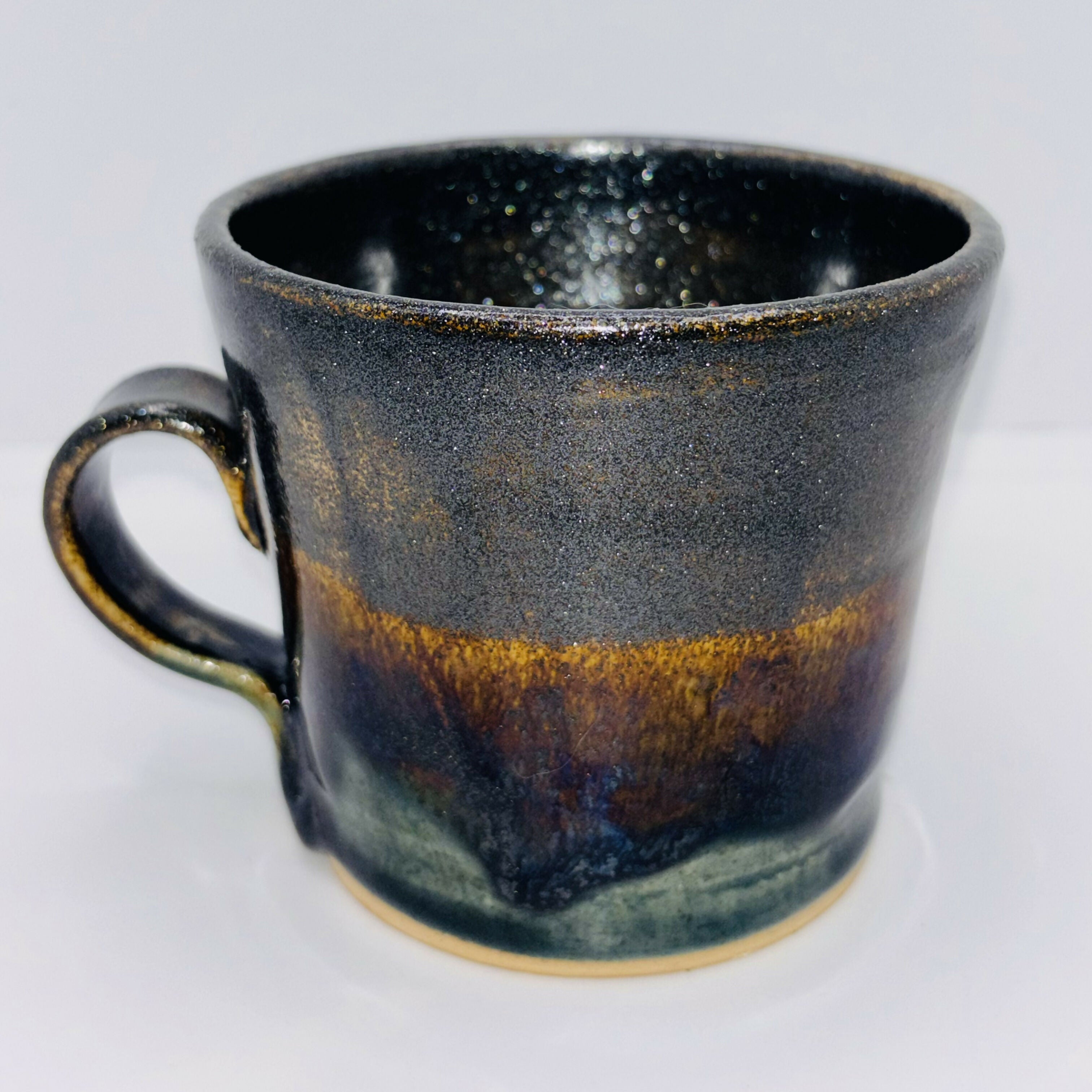 'All that Glitters' Sparkly multicoloured glaze mug