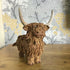 Highland cow sculpture