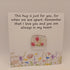 Fused Glass Pocket Hug Card