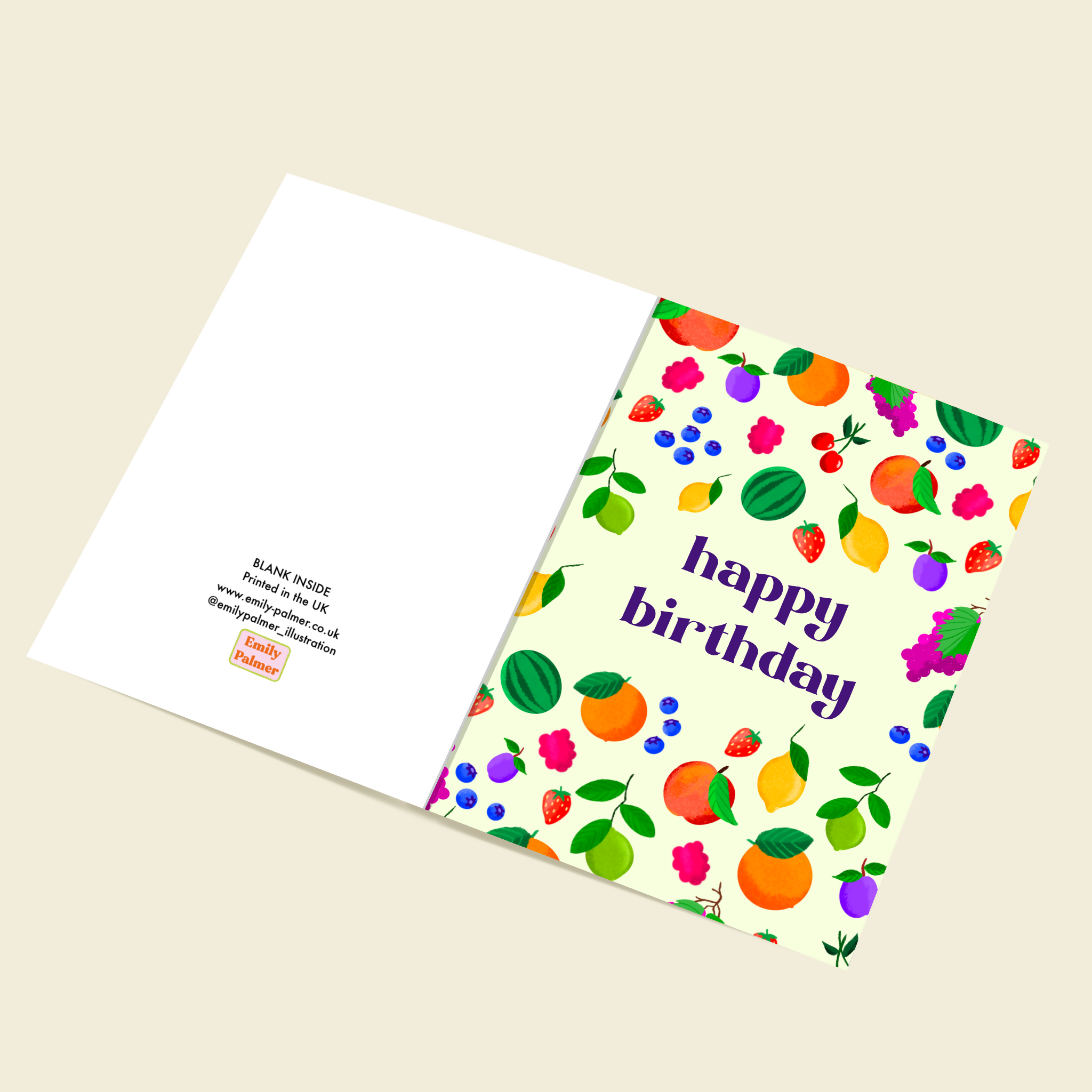 Fruit Birthday Card