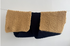 EXTRA LARGE, STRIPY, UNISEX, COSY 2-COLOUR SCARF (NAVY & BUTTERCREAM)