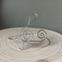 Treble Cleff Music Note Adjustable Arm Cuff Silver
