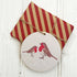 Wooden Christmas Decoration - 'Robins' Design
