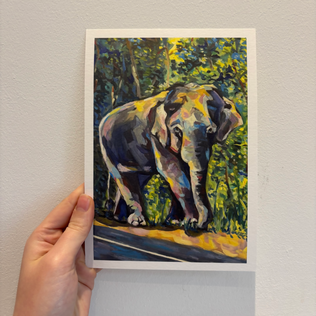 A5 Elephant Print