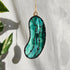 Mottled Green Pickle Stained Glass Decoration