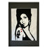 Original Framed Portrait Made from 100% Wool