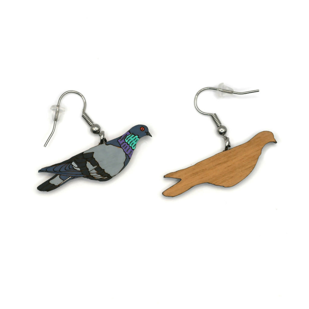 Pigeon Dangle Earrings