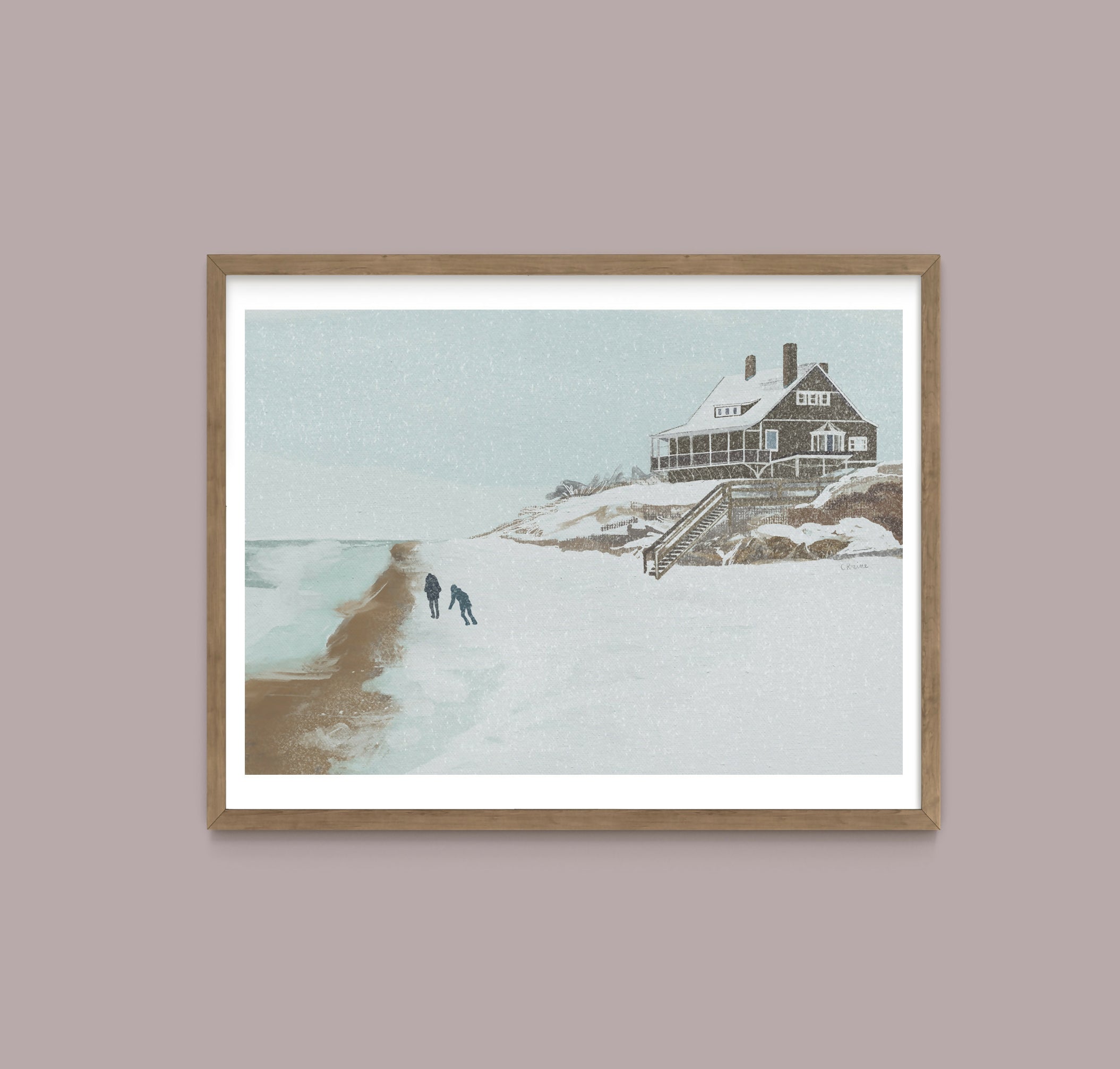 Meet Me In Montauk Art Print