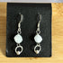 Sterling Silver Gemstone Drop Earrings