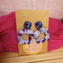 Blue And Purple Mosaic Square Polymer Clay Earrings