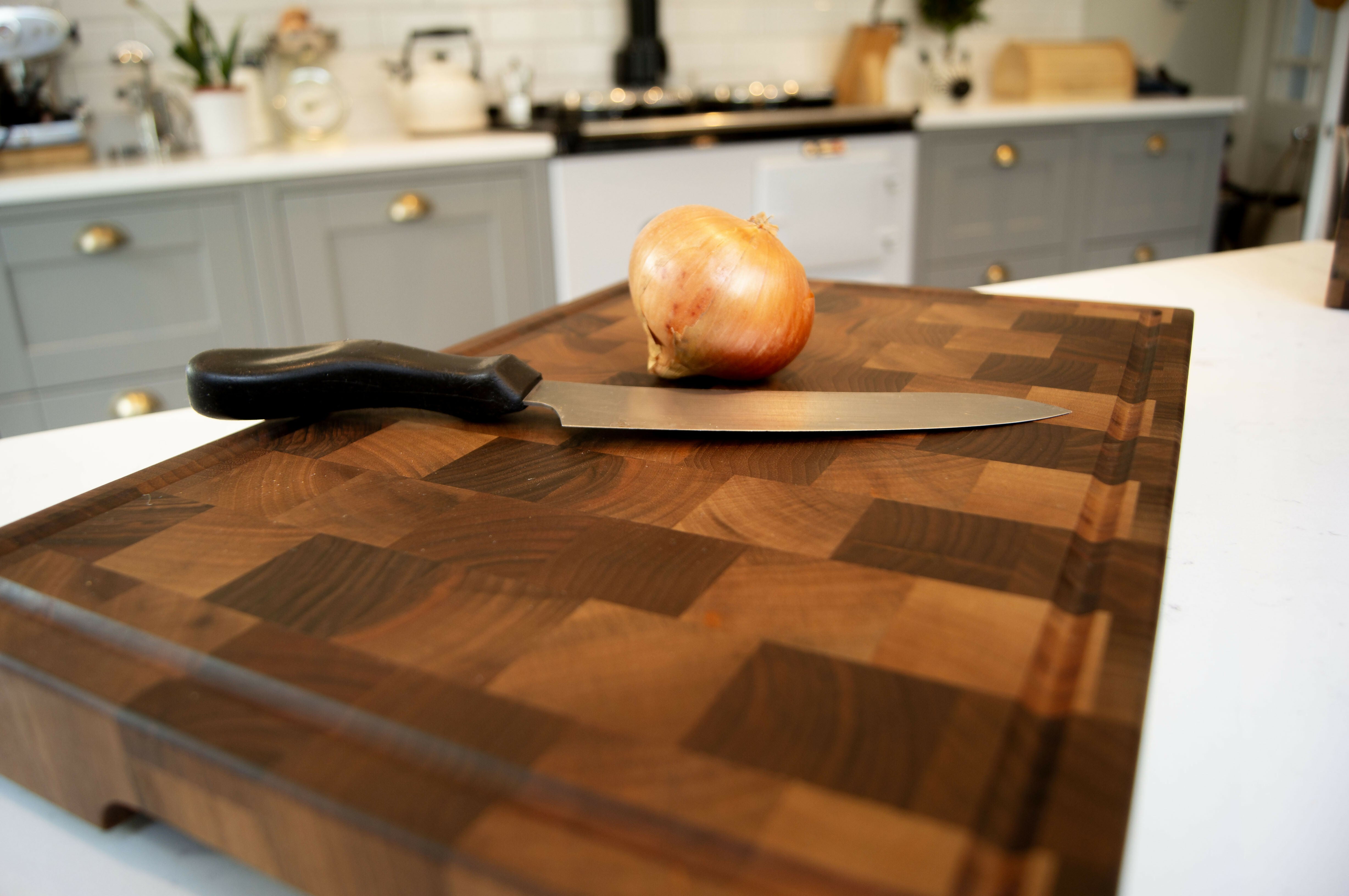 End-Grain Walnut Chopping Board
