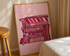 Hot Off The Pink Press A4 Hand Illustrated Poster