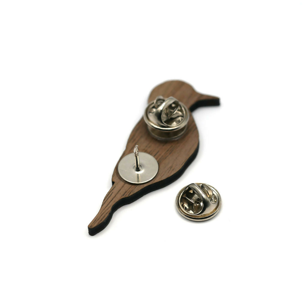 Spotted Woodpecker Pin Badge