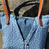 Unique Bag Handbag Made From Upcycled Jeans And Blouse