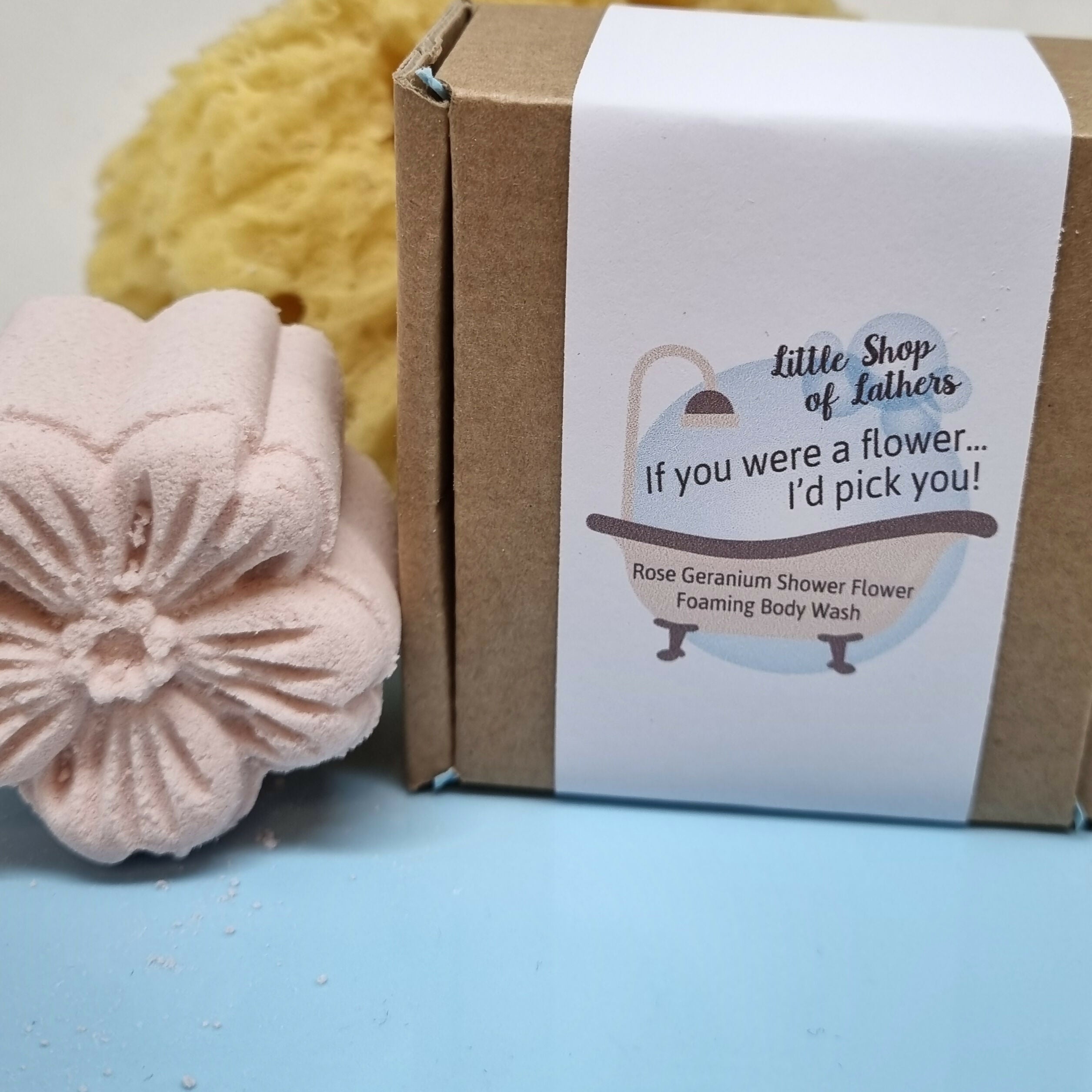 If You Were a Flower I'd Pick You - Foaming Shower Wash - Rose Geranium