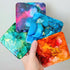 Hand Painted Coasters, Alcohol Ink Art