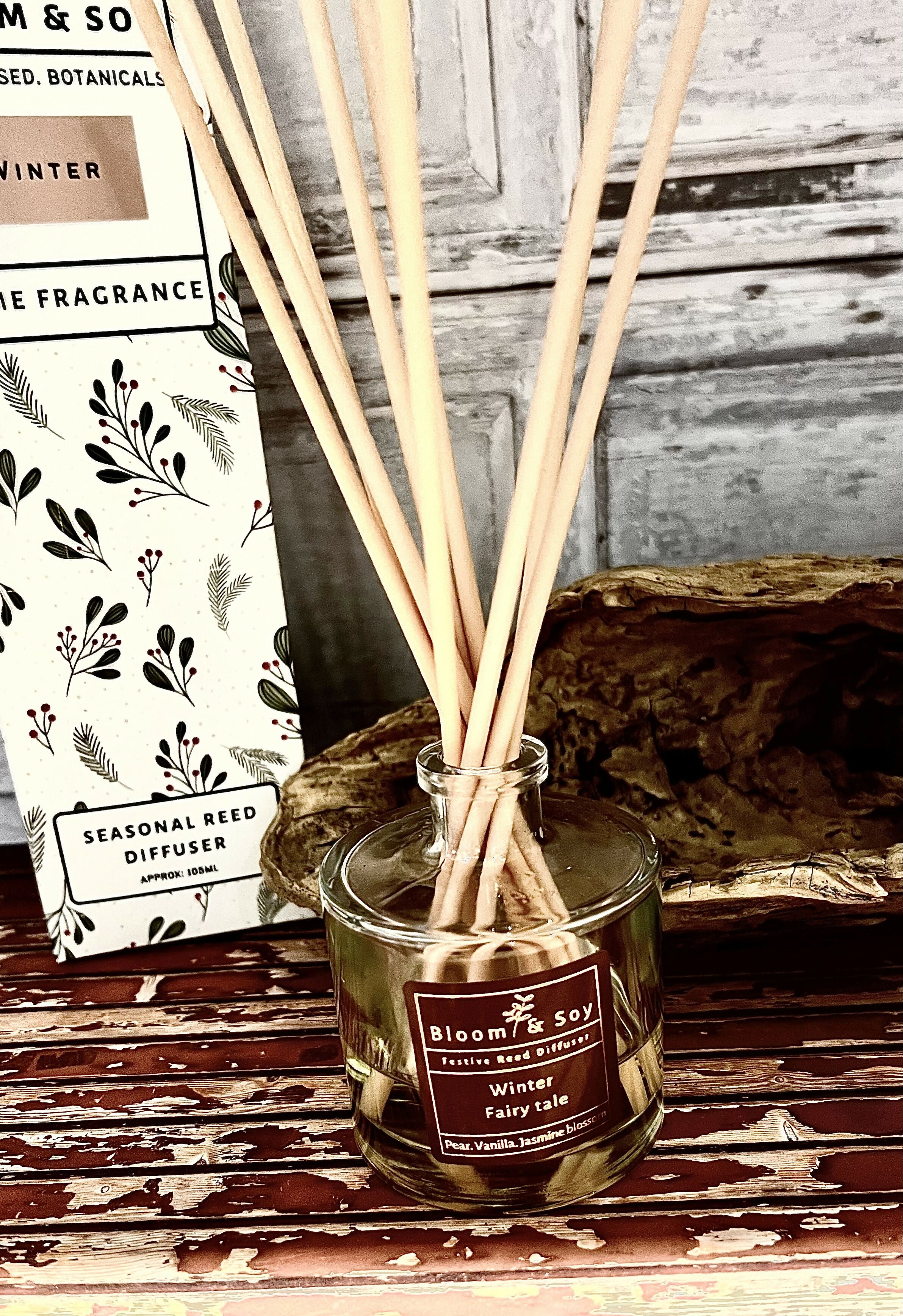 CLEAR GLASS REED DIFFUSER 100ML