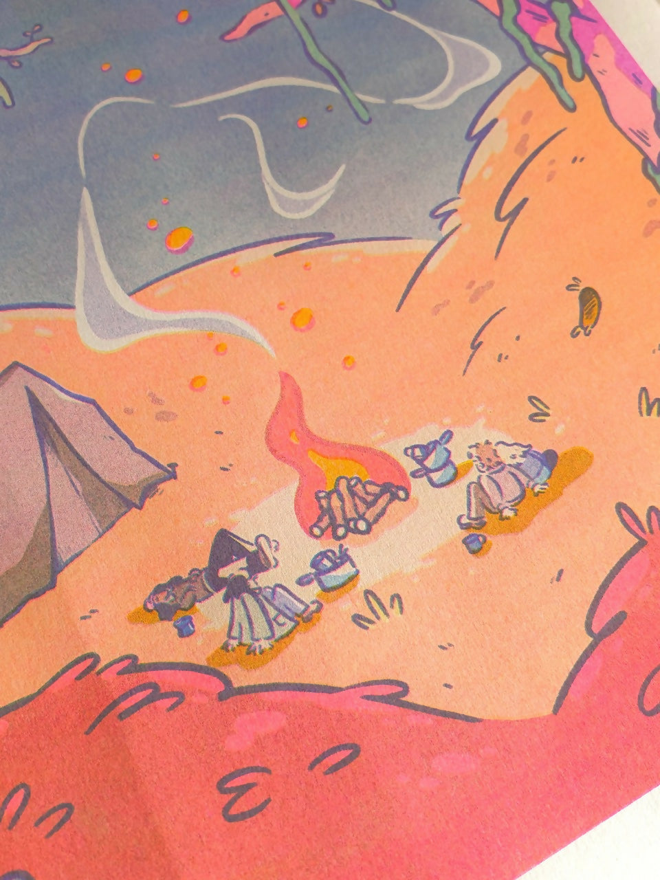 In The Gloaming Riso Print