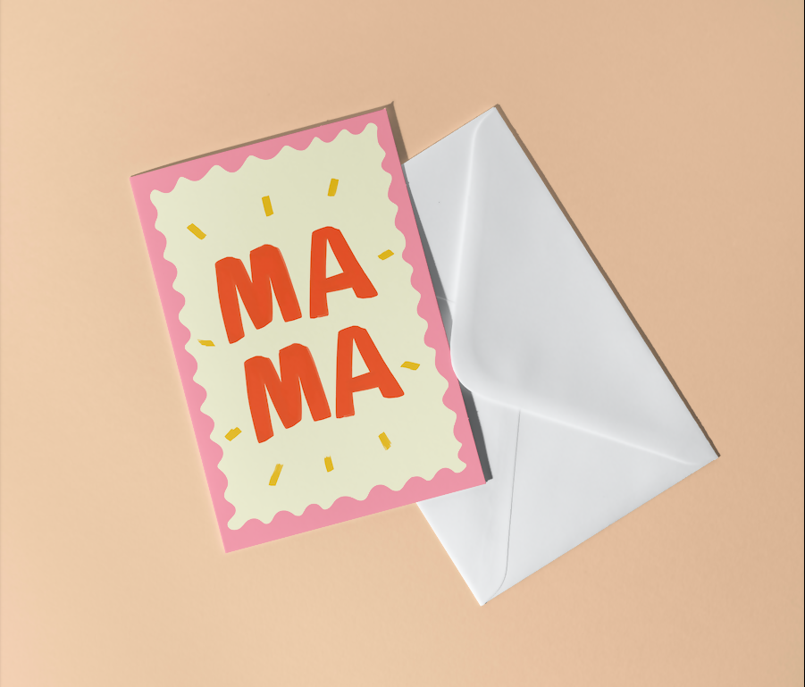 Mama Greetings Card