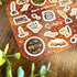 Dark Academia Brown Sticker Sheet