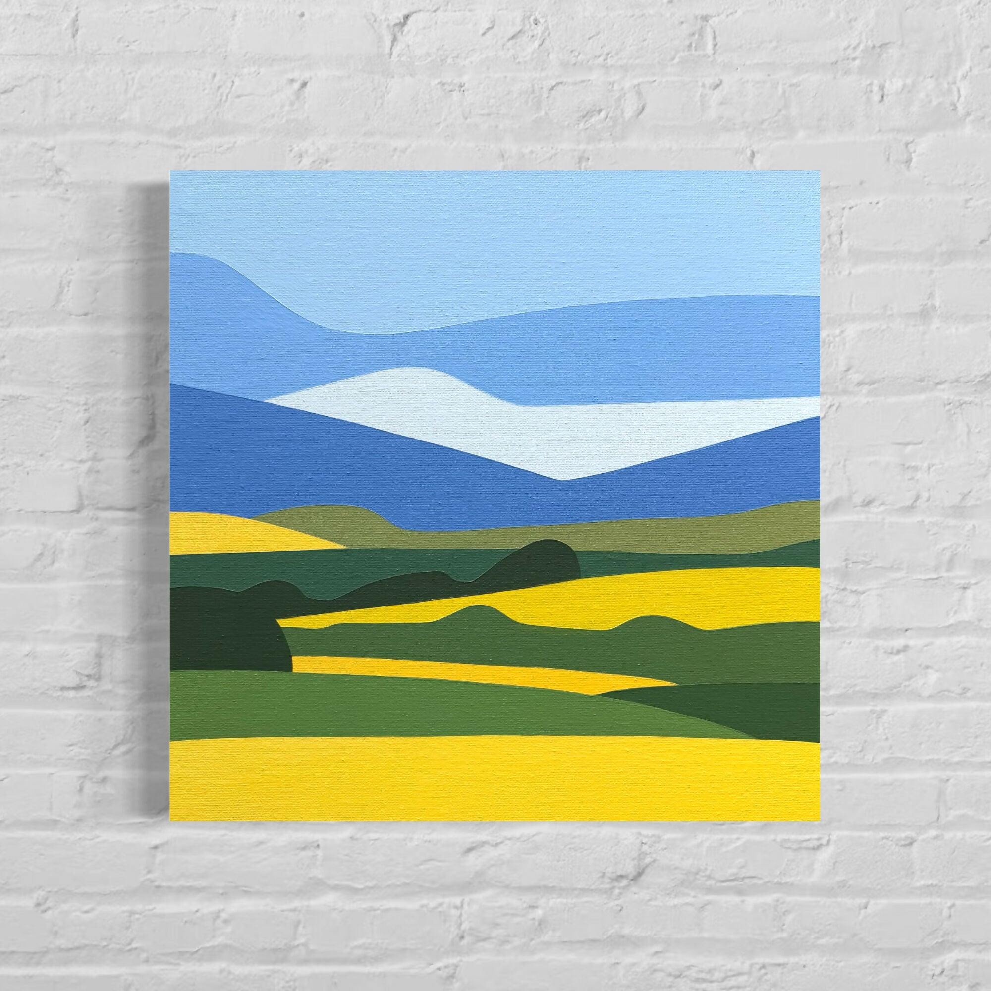 Fields of Spring - Original Painting 16x16"