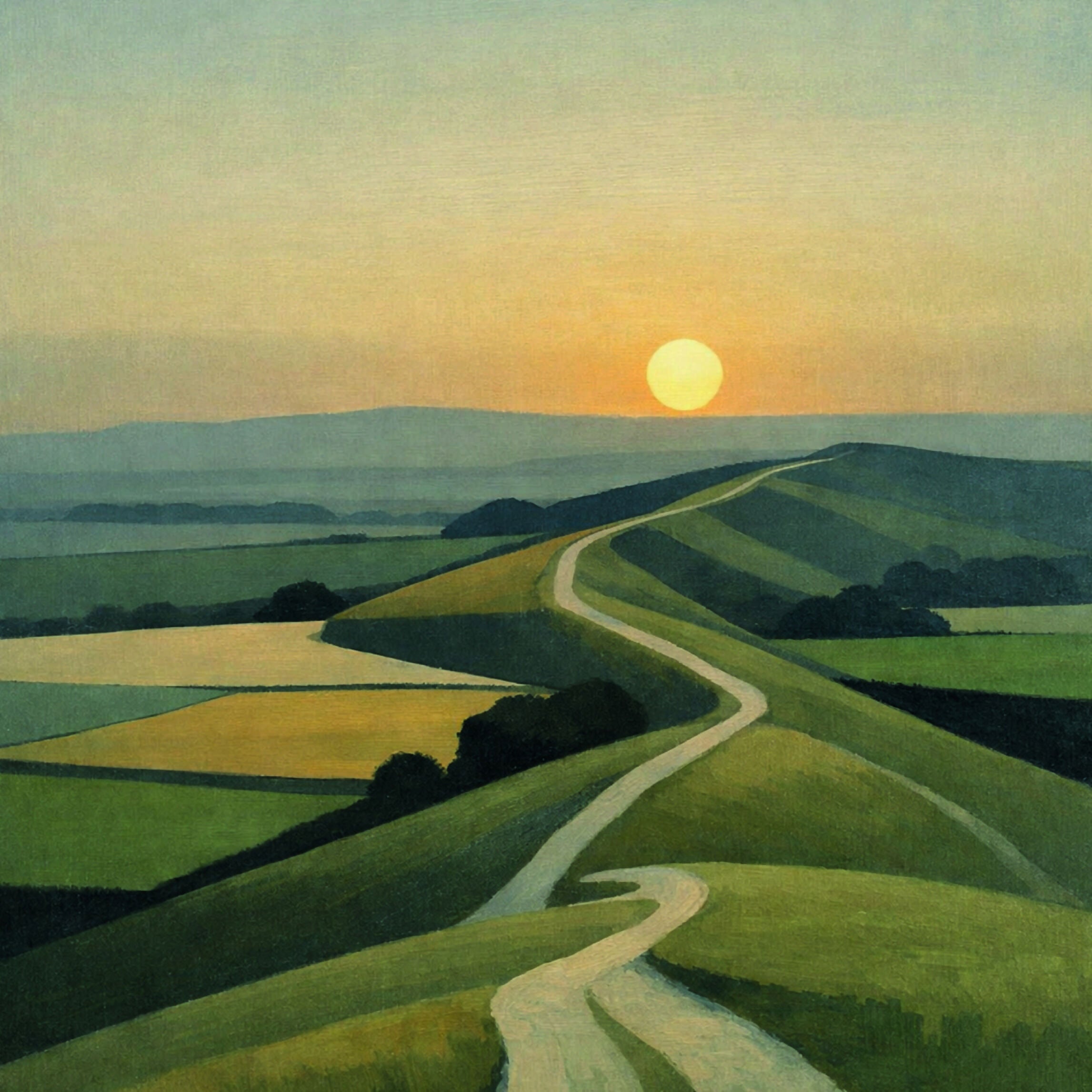 The Ridgeway at Dusk
